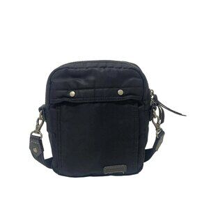 Auth Burberry Blue Label - Black Nylon Leather Shoulder Bag